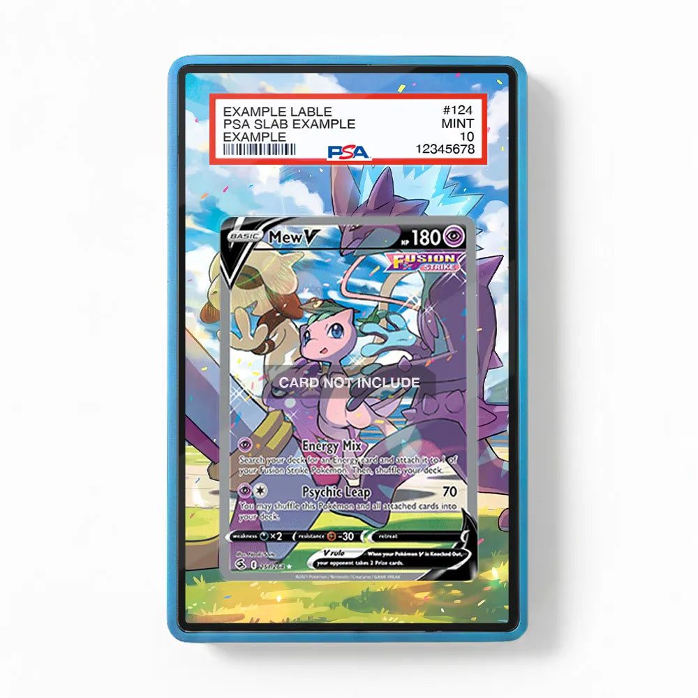 Mew V 251-264 SIR SAR Fusion Strike Alternate Art Extended Art Display Cases - PSA Slab Case - Front View