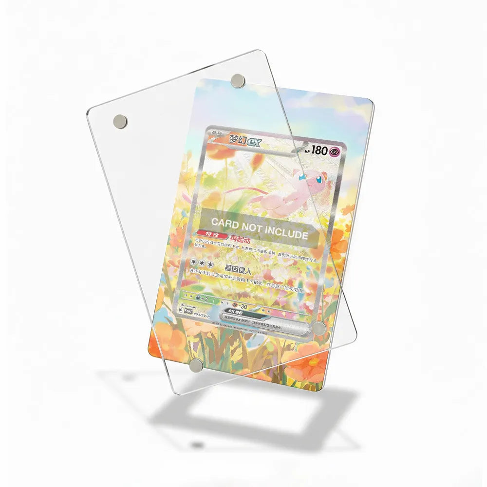 Mew ex 003 SV-P Promo Collect 151 Journey Chinese Exclusive Extended Art Display Cases - Magnetic Case - Detail View