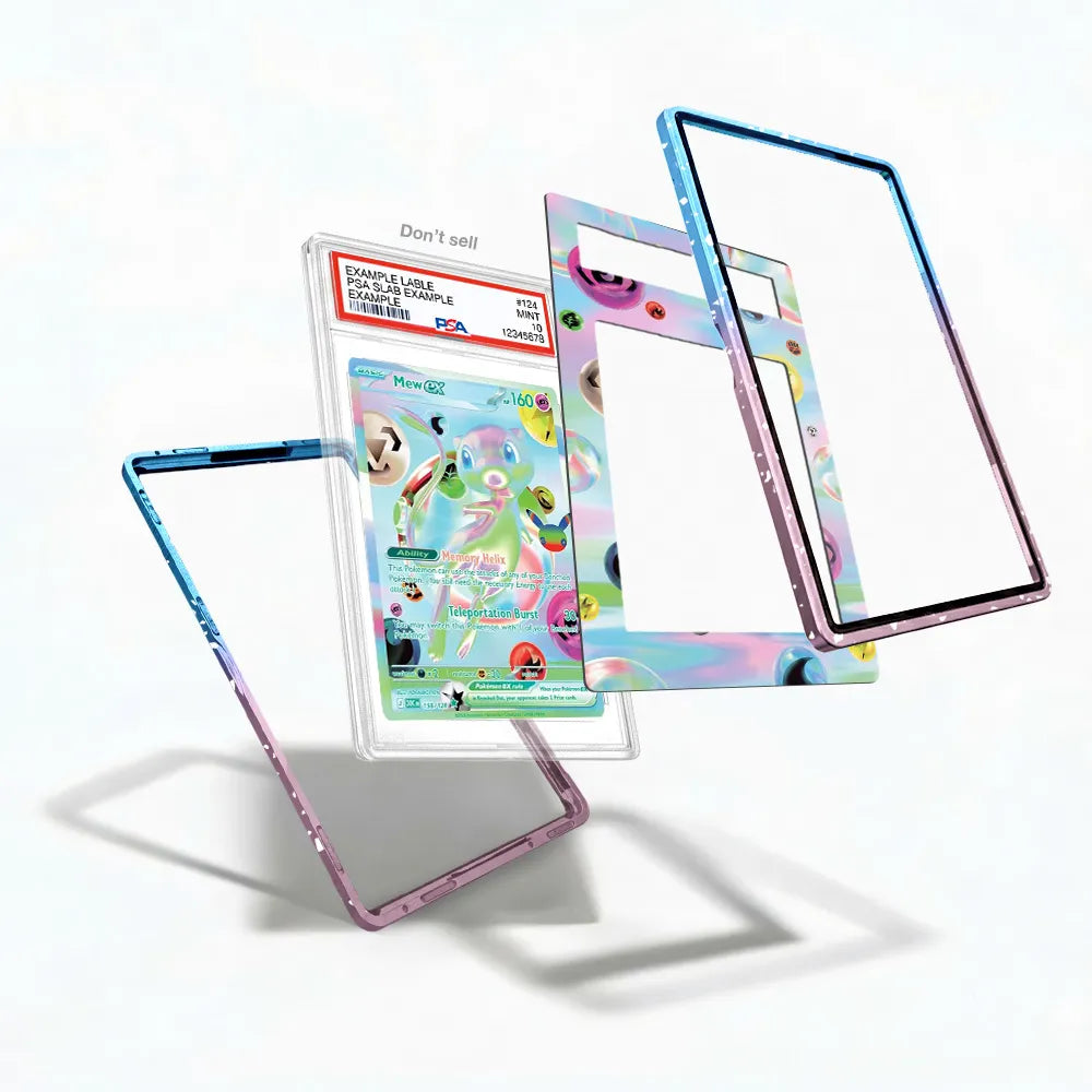 Mew ex 158-128 UR 30C 30th Anniversary Extended Art Display Cases - PSA Slab Case - Detail View