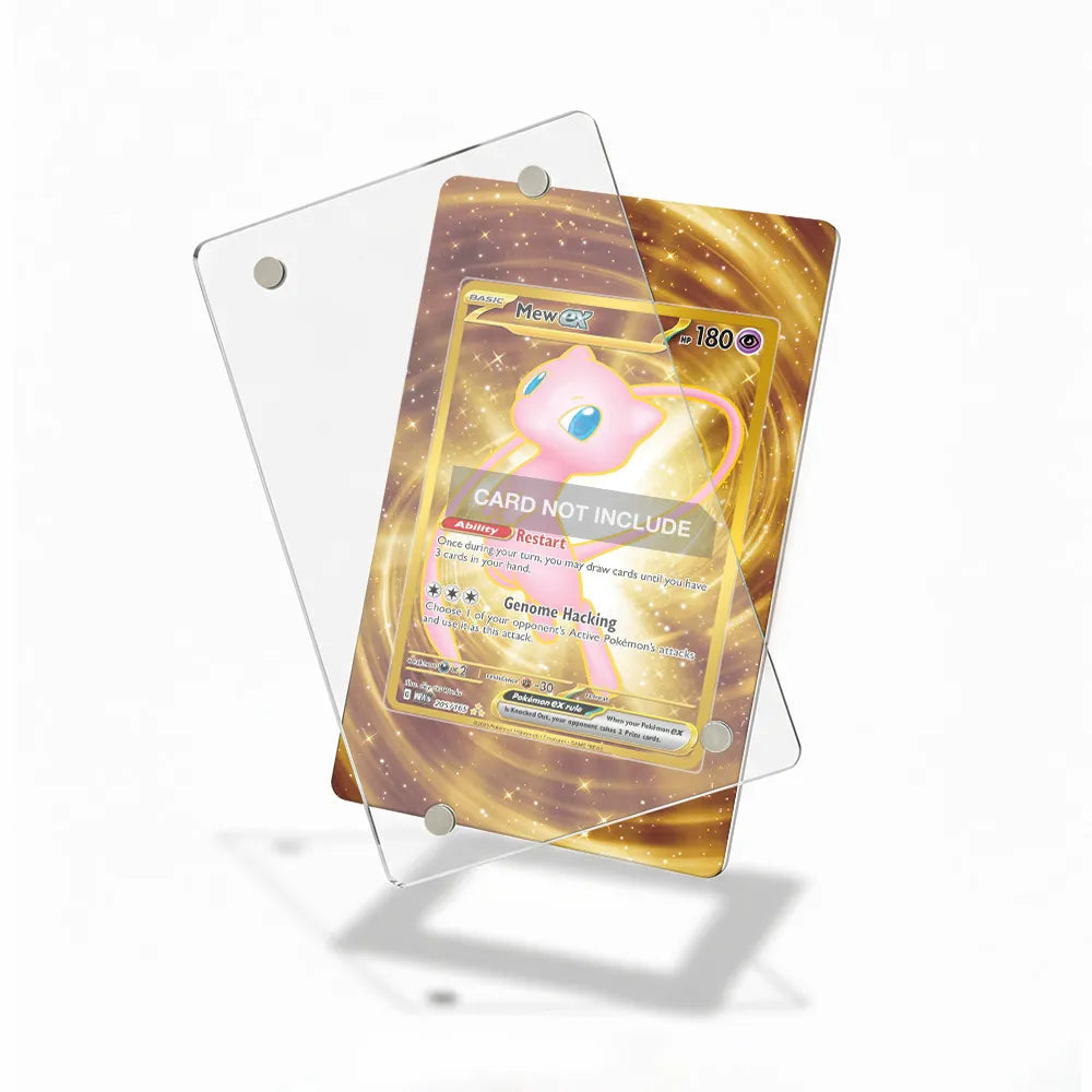 Mew ex 205-165 SV Scarlet & Violet 151 Extended Art Display Cases - Magnetic Case - Detail View
