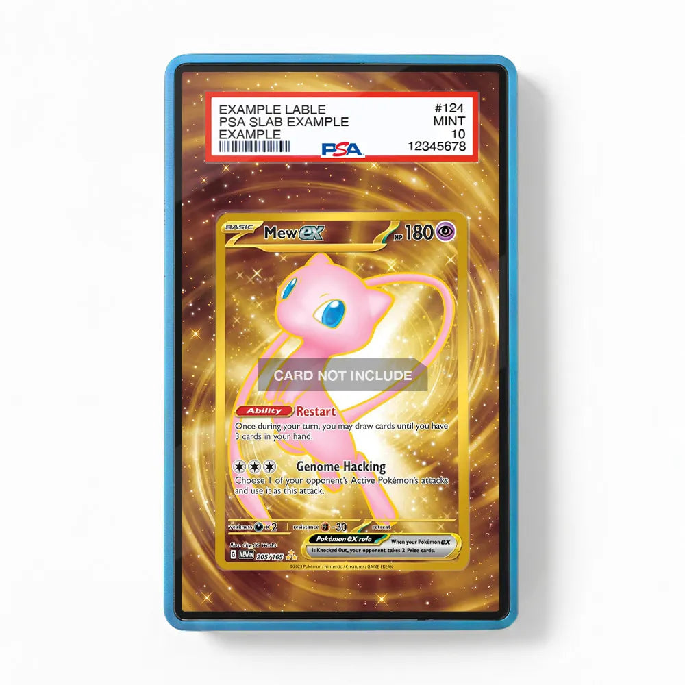 Mew ex 205-165 SV Scarlet & Violet 151 Extended Art Display Cases - PSA Slab Case - Front View