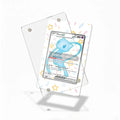 Mew ex 216-091 Paldean Fates Extended Art Display Cases - Magnetic Case - Detail View