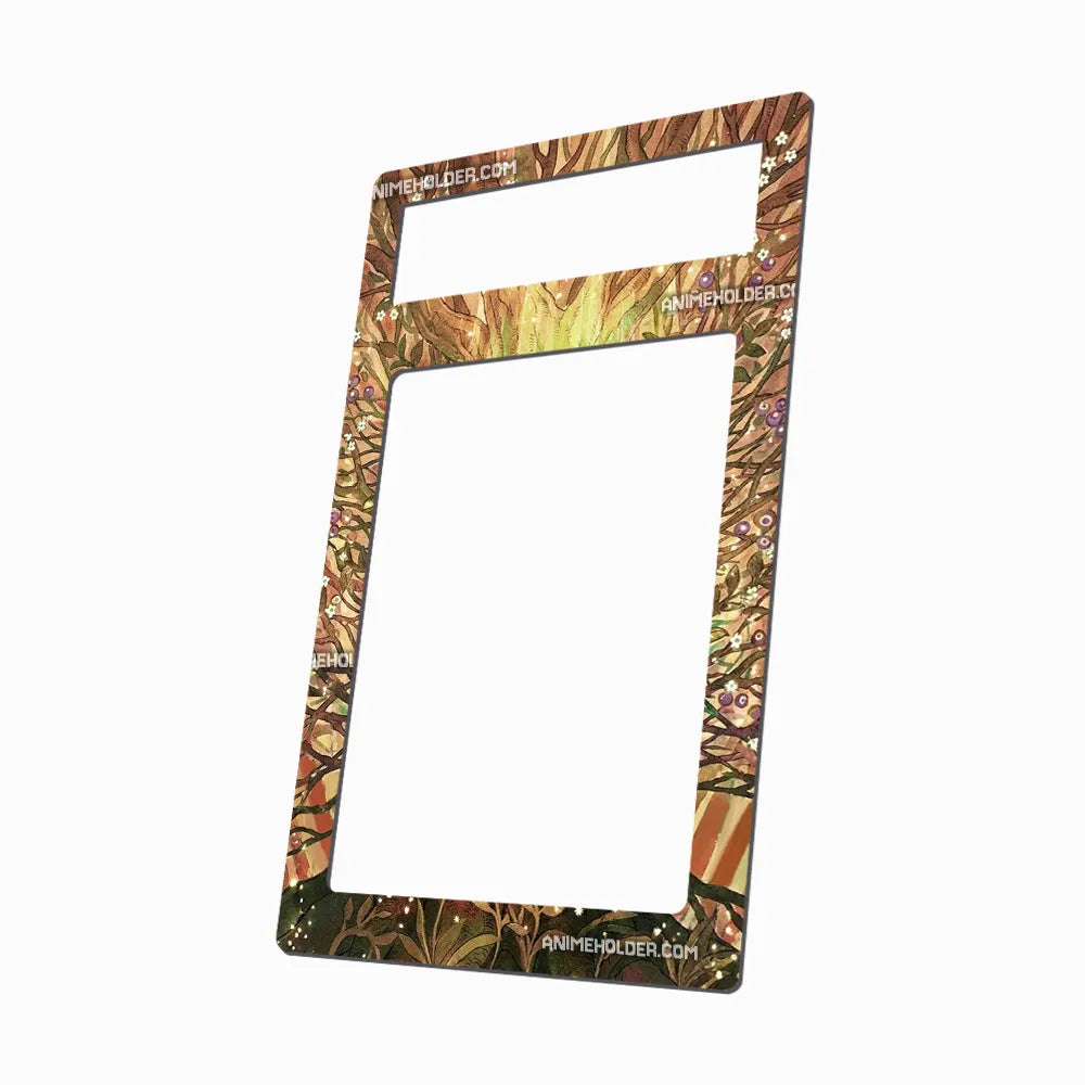 Mew ex 55-128 30th Anniversary Celebrations Pokemon Cards Custom Art Display Cases - PSA Metal Art Only - Side View