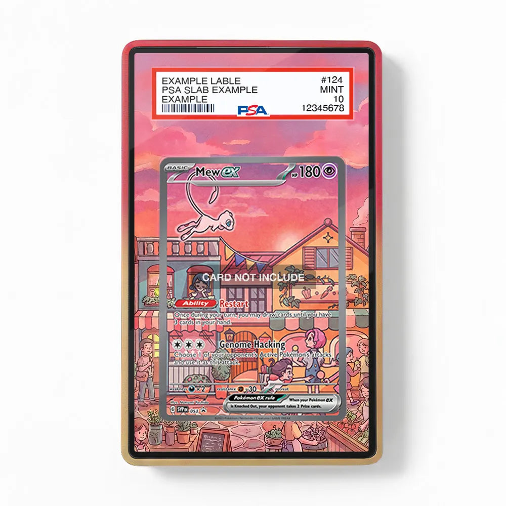 Mew ex SVP 0053 Promo Extended Art Display Cases - PSA Graded Guard Case - Front View