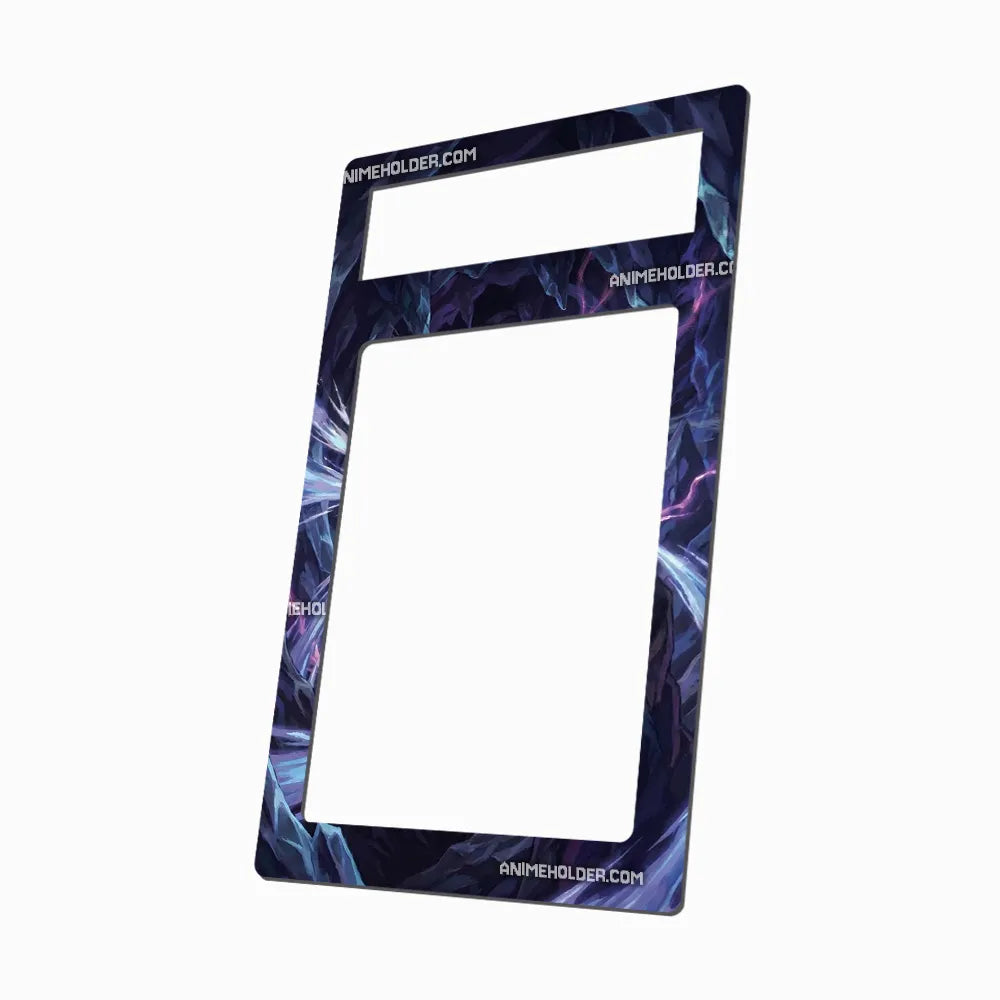 Mewtwo 063-124 30th Anniversary Pokemon Cards Extended Art Display Cases - PSA Metal Art Only - Side View