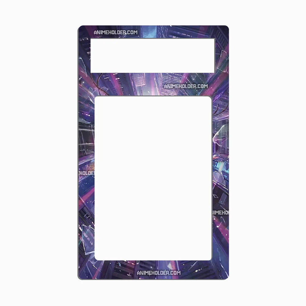 Mewtwo 150-165 R Pokemon 151 Pokemon Cards Extended Art Display Cases - PSA Metal Art Only - Front View