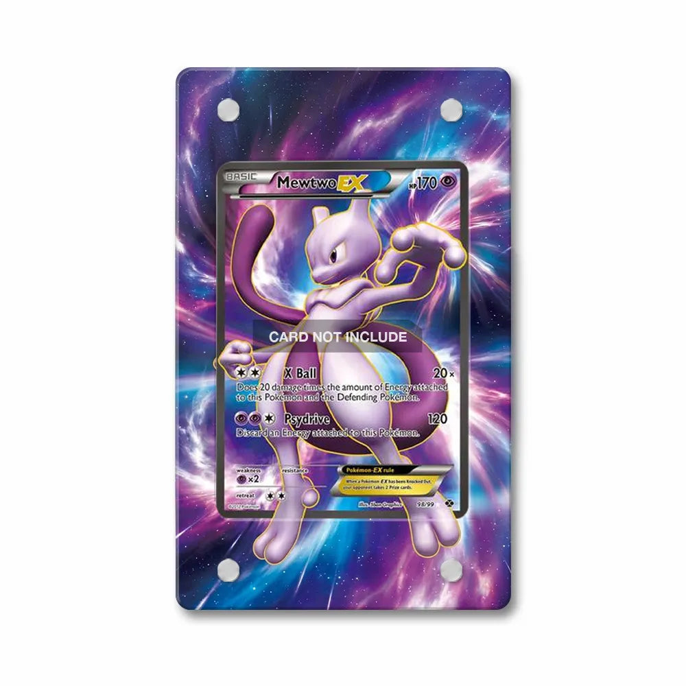 Mewtwo EX 98-99 Next Destinies Extended Art Display Cases - PSA Slab Case - Front View