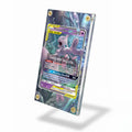 Mewtwo & Mew GX 71-236 19 Worlds Pokemon Cards Custom Art Display Cases - Screws Case - Side View