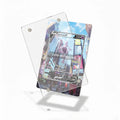 Mewtwo V 72-78 SIR SAR Pokémon GO Alternate Art Extended Art Display Cases - Magnetic Case - Detail View