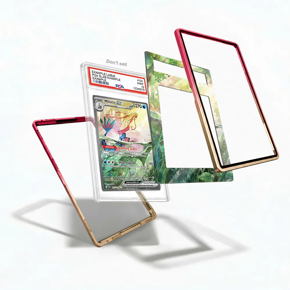 Milotic ex 237-191 SIR SAR Surging Sparks Extended Art Display Cases - PSA Slab Case - Detail View