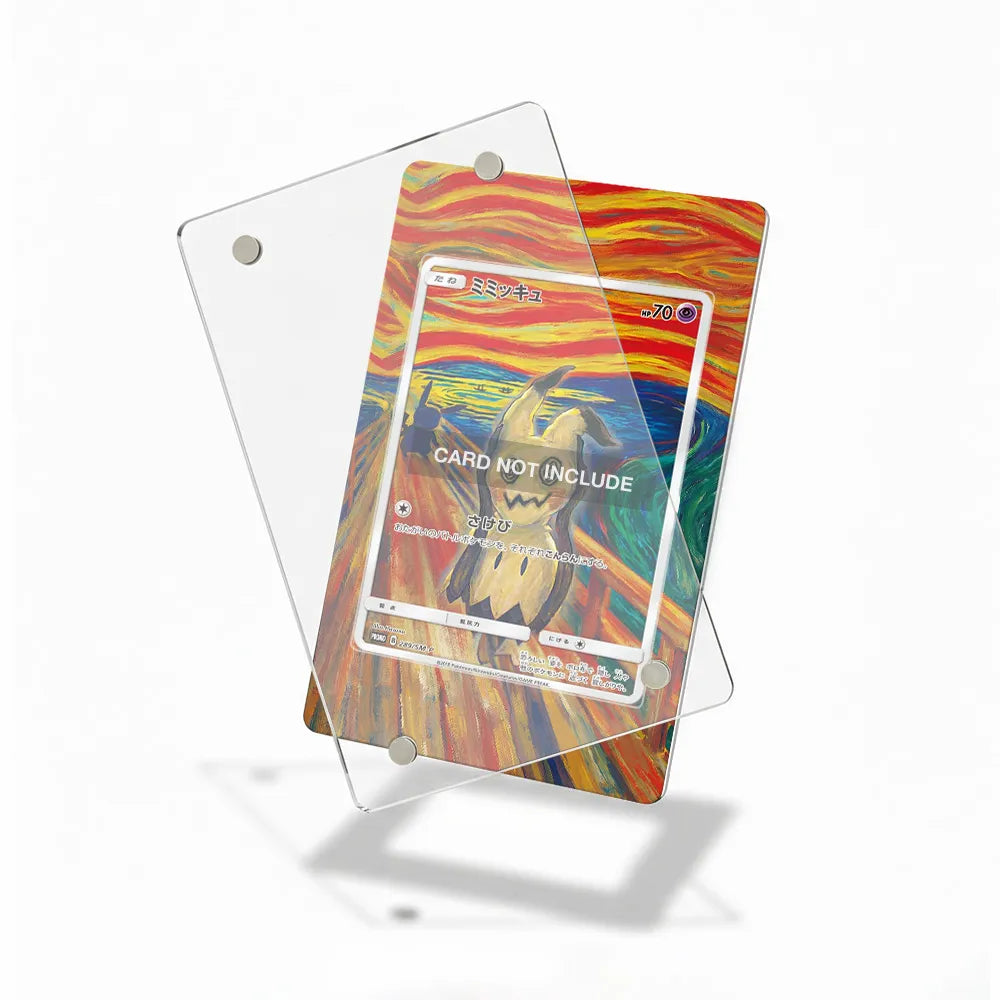 Mimikyu 289 SM-P Munch Scream Promo JP Extended Art Display Cases - Magnetic Case - Detail View