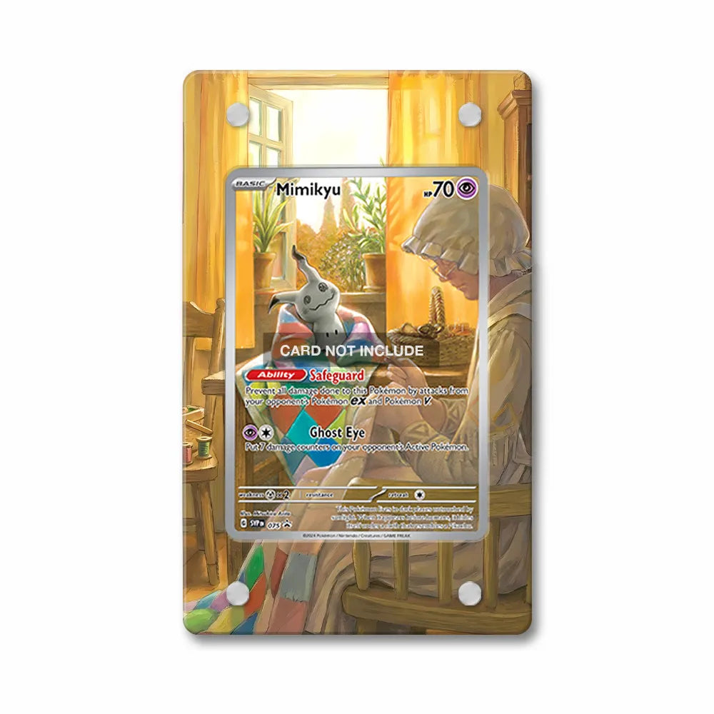 Mimikyu SVP 075 Promo Extended Art Display Cases - PSA Slab Case - Front View