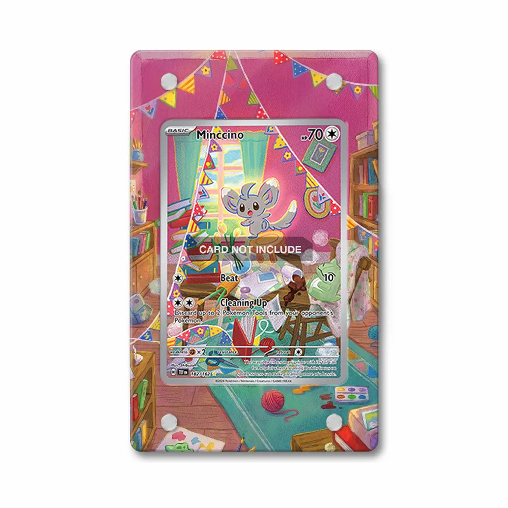 Minccino 182-162 IR AR Temporal Forces Extended Art Display Cases - Magnetic Case - Front View
