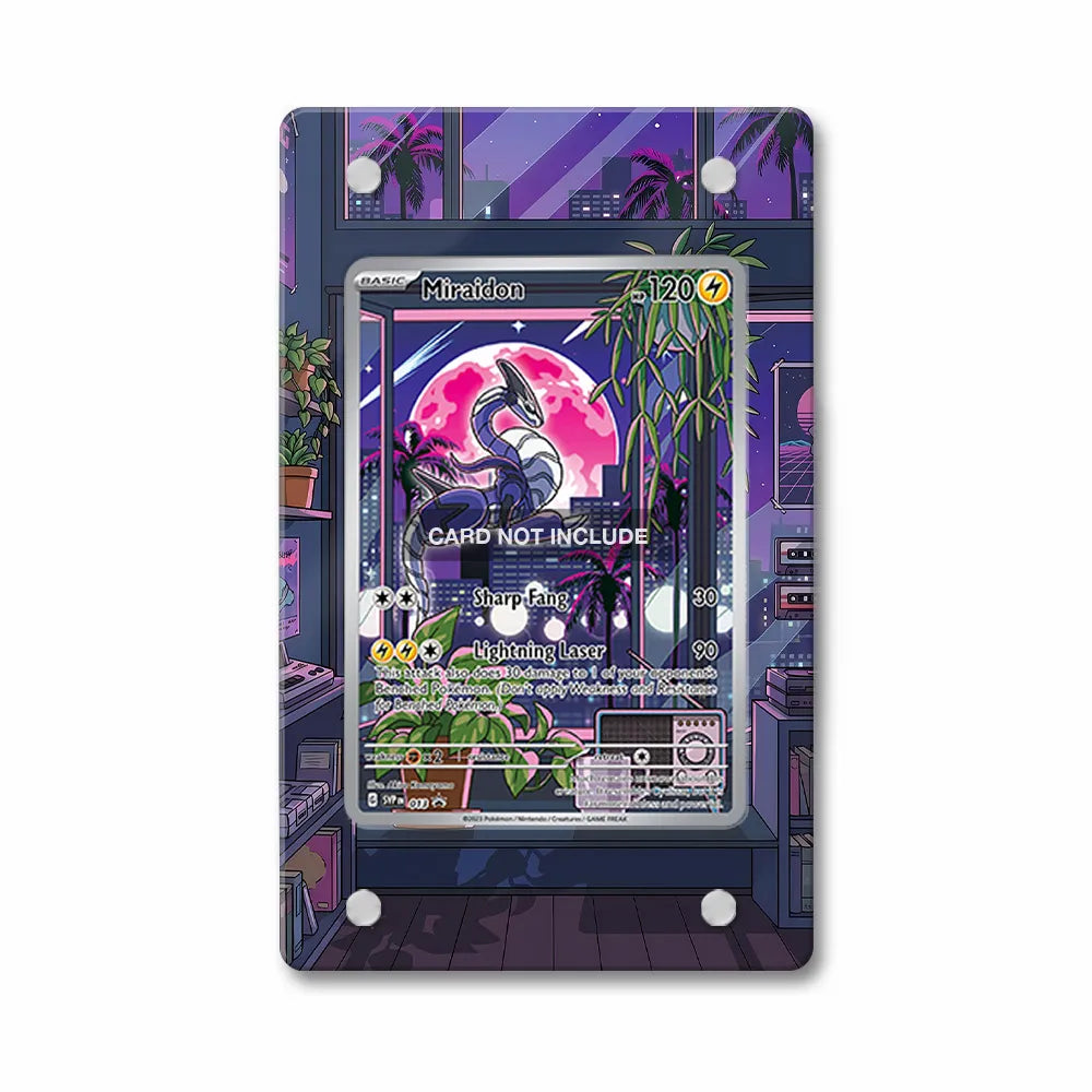 Miraidon SVP 013 Promo Extended Art Display Cases - Magnetic Case - Front View