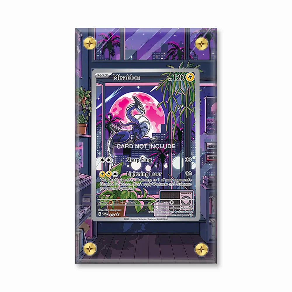Miraidon SVP 013 Promo Extended Art Display Cases - Screws Case - Front View