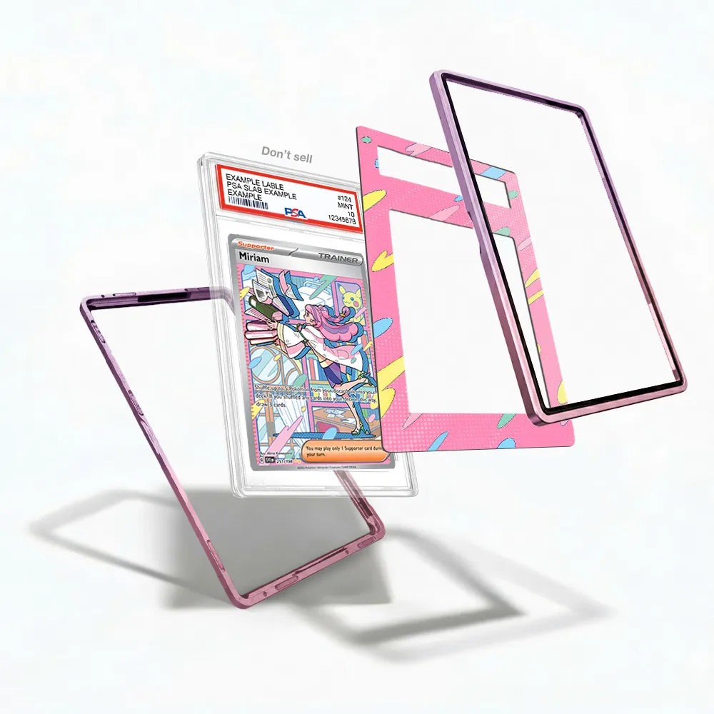 Miriam 251-198 SIR SAR Scarlet & Violet Base Set Extended Art Display Cases - PSA Slab Case - Detail View