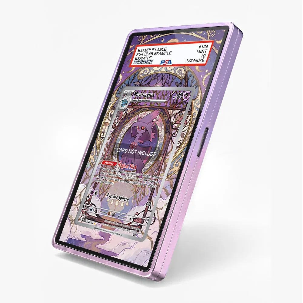 Mismagius 212-193 IR AR Paldea Evolved Extended Art Display Cases - PSA Slab Case - Side View