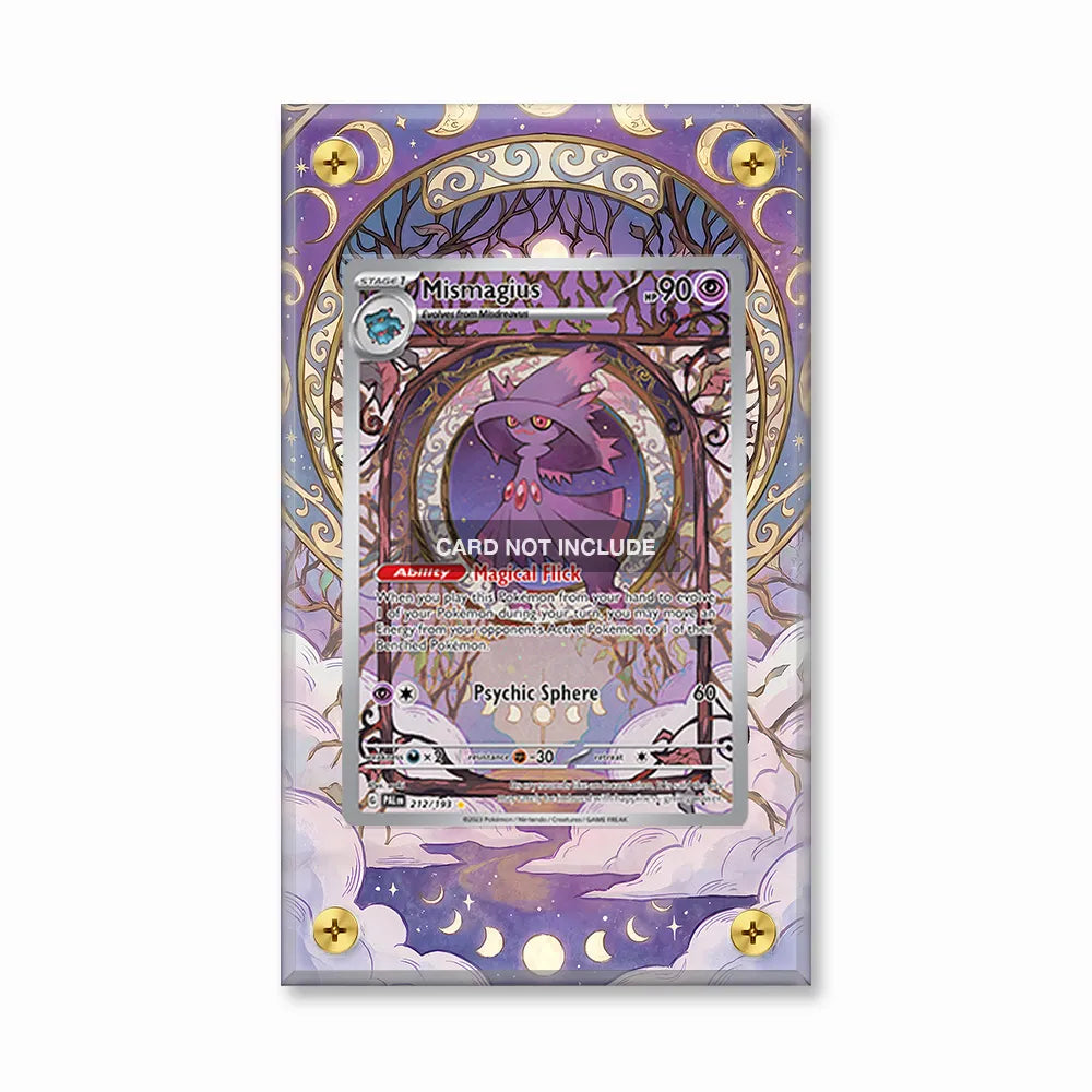 Mismagius 212-193 IR AR Paldea Evolved Extended Art Pokemon Card Display Case