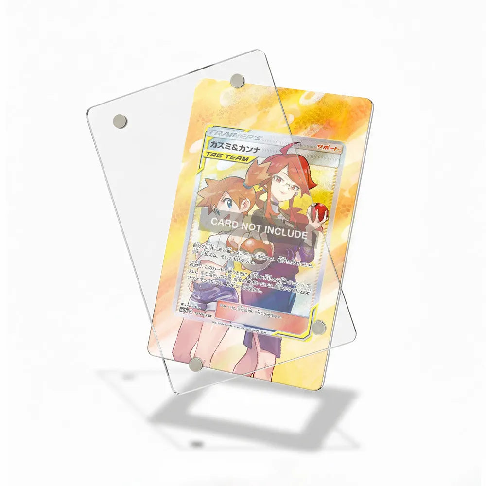 Misty & Lorelei 191-173 Tag Team GX All Stars Extended Art Display Cases - Magnetic Case - Detail View