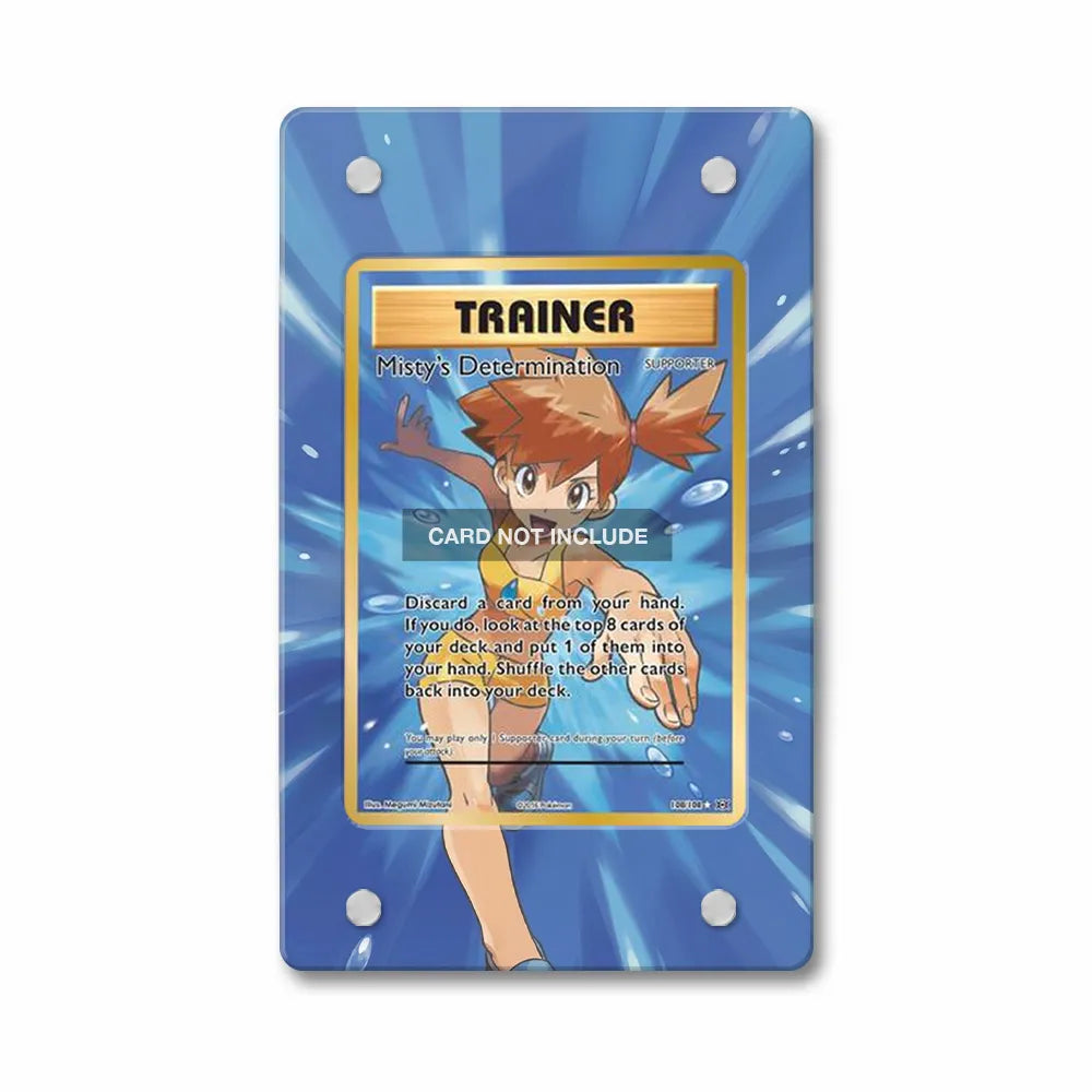 Misty's Determination 108-108 XY Evolutions Extended Art Display Cases - PSA Slab Case - Front View