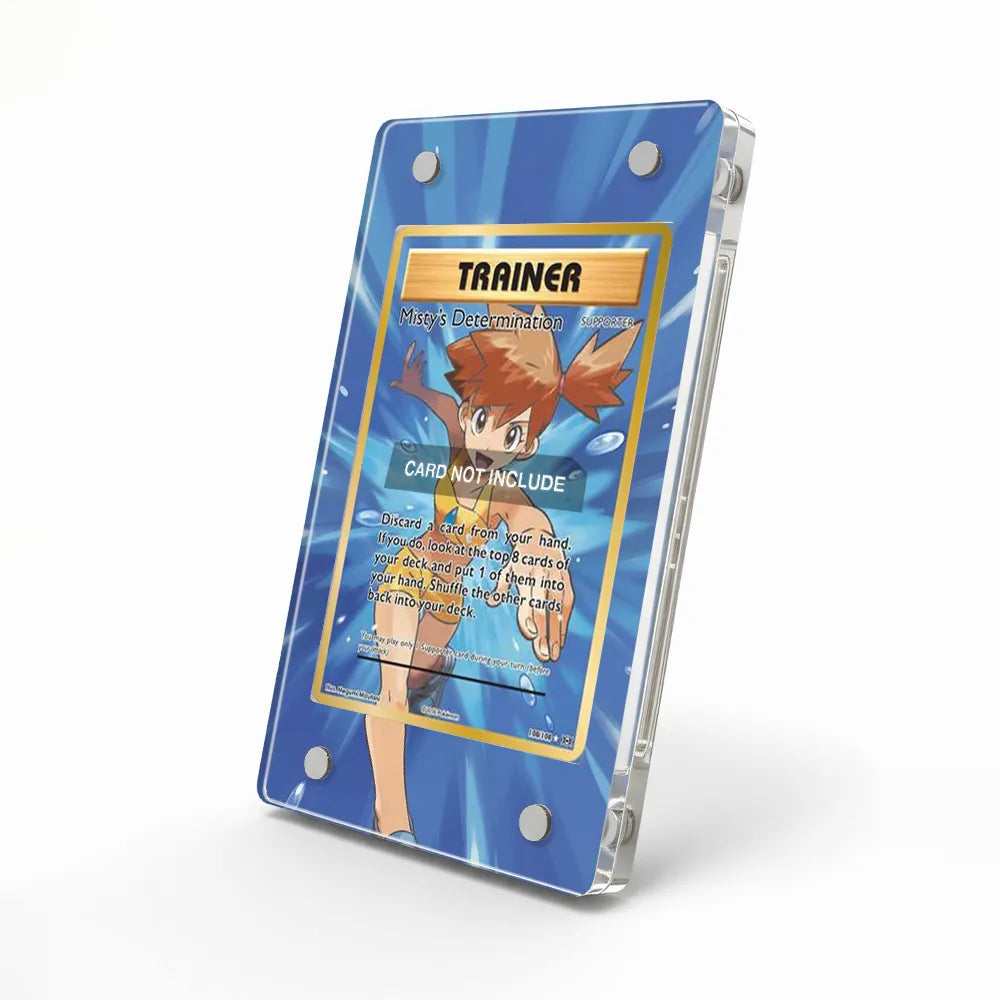 Misty's Determination 108-108 XY Evolutions Extended Art Display Cases - Magnetic Case - Side View
