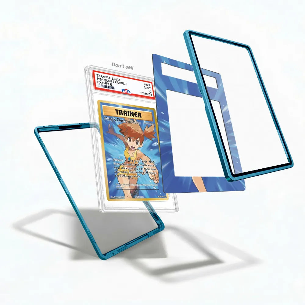 Misty's Determination 108-108 XY Evolutions Extended Art Display Cases - PSA Slab Case - Detail View