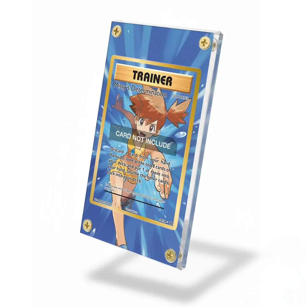 Misty's Determination 108-108 XY Evolutions Extended Art Display Cases - Screws Case - Side View