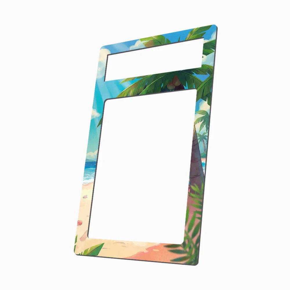 Misty's Lapras 194-182 IR AR Destined Rivals Pokemon Cards Extended Art Display Cases - PSA Metal Art Only - Side View