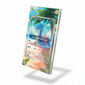 Misty's Lapras 194-182 IR AR Destined Rivals Pokemon Cards Extended Art Display Cases - Screws Case - Side View
