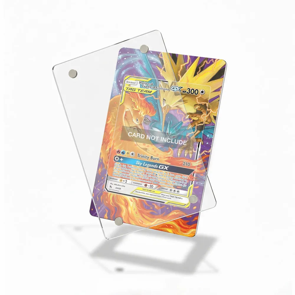 Moltres & Zapdos & Articuno 044-068 GX IR Sky Legends Extended Art Display Cases - Magnetic Case - Detail View