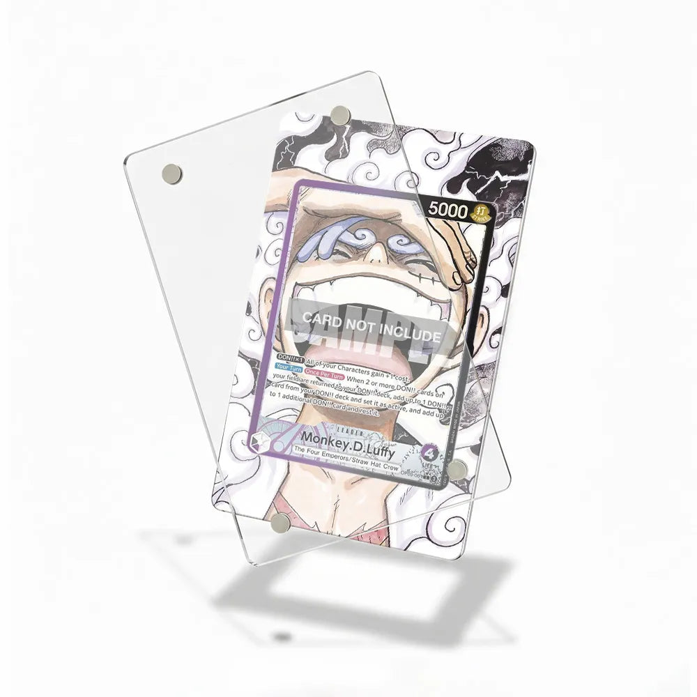 Monkey D Luffy Alt Art Leader OP09-061 Extended Art Display Cases - Magnetic Case - Detail View