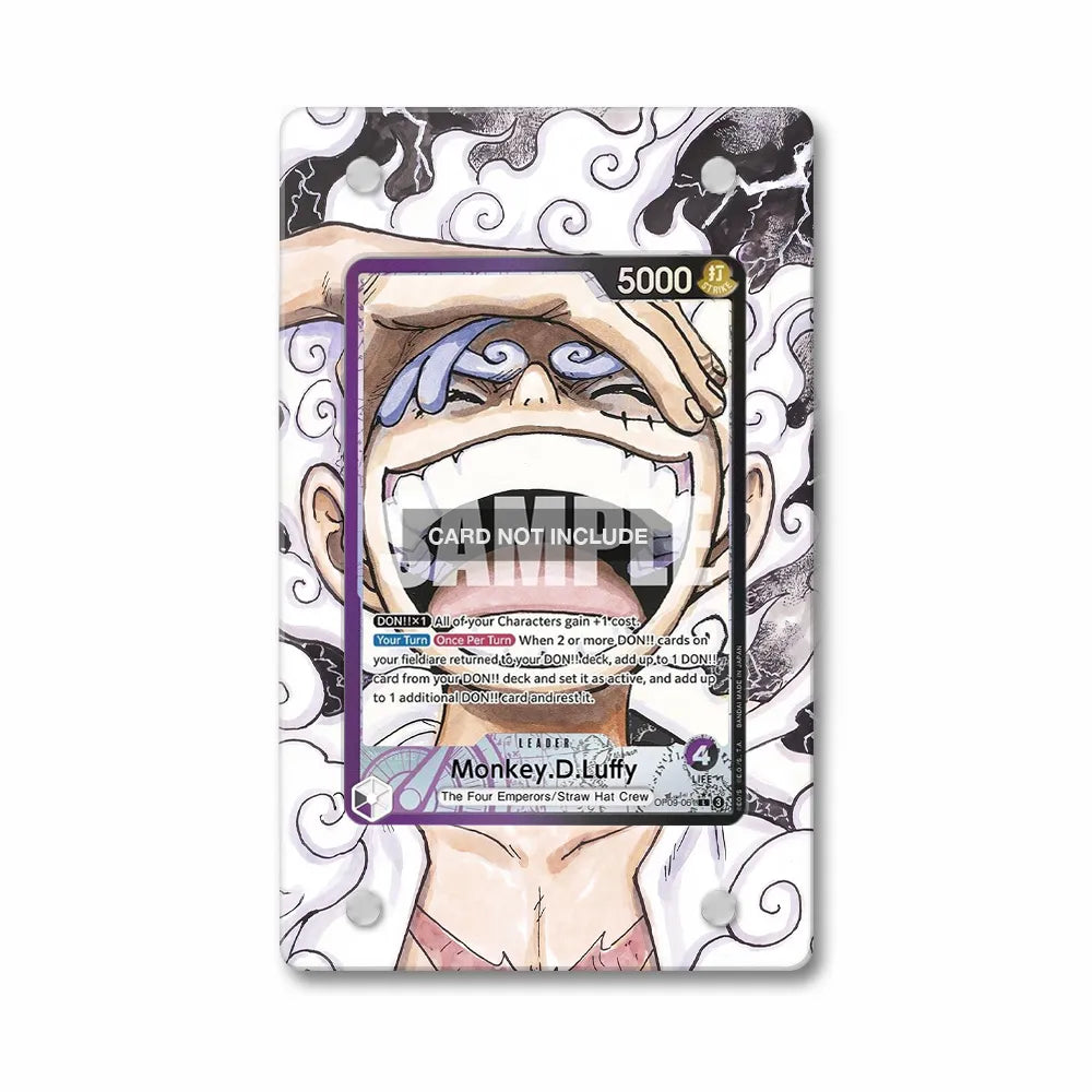Monkey D Luffy Alt Art Leader OP09-061 Extended Art Display Cases - Magnetic Case - Front View