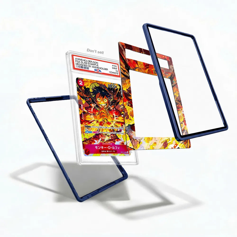Monkey.D.Luffy CPI1-024 One Piece CCG One Piece Cards Custom Art Display Cases - PSA Slab Case - Detail View