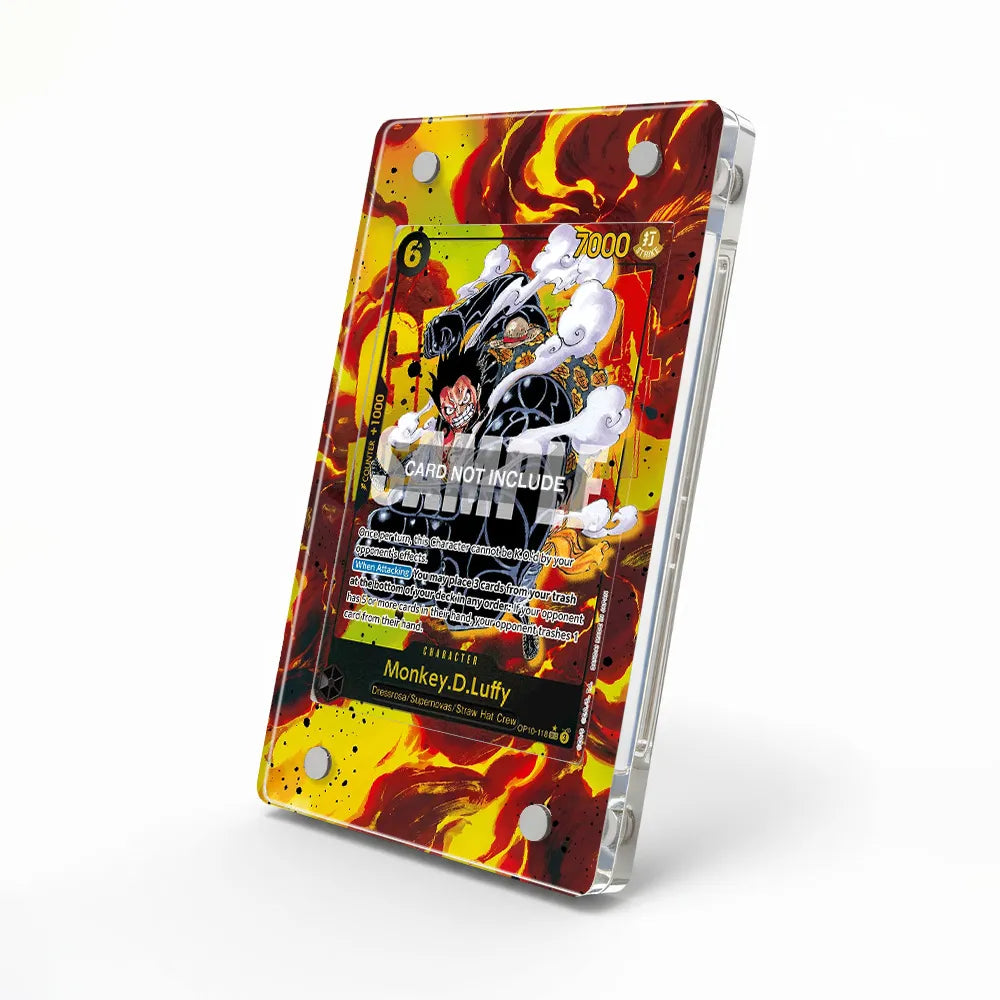 Monkey.D.Luffy OP10-118 SEC Royal Blood One Piece Extended Art Display Cases - Magnetic Case - Side View