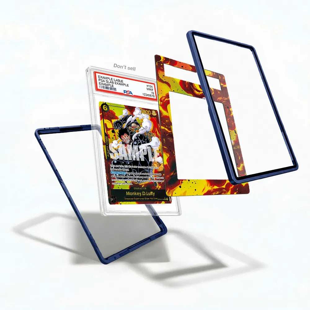 Monkey.D.Luffy OP10-118 SEC Royal Blood One Piece Extended Art Display Cases - PSA Slab Case - Detail View