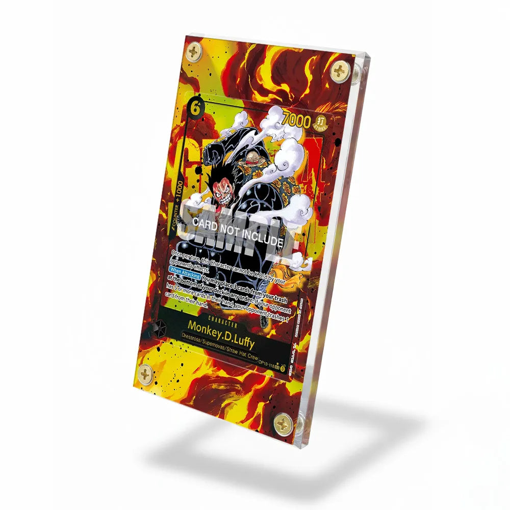 Monkey.D.Luffy OP10-118 SEC Royal Blood One Piece Extended Art Display Cases - Screws Case - Side View