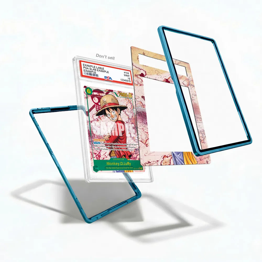 Monkey.D.Luffy OP13-118 Paramount War Extended Art Display Cases - PSA Slab Case - Detail View