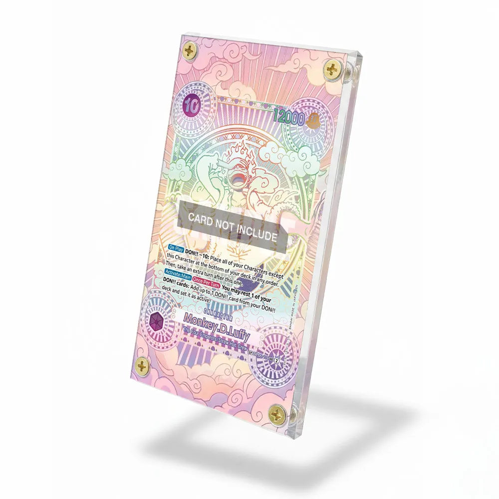 Monkey.D.Luffy SP OP05-119 The Four Emperors Straw Hat Crew Extended Art Display Cases - Screws Case - Side View