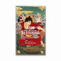 Monkey.D.Luffy ST10-006 1st Anniversary One Piece Cards Extended Art Display Cases - Screws Case - Front View
