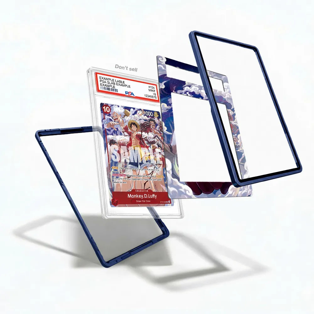 Monkey D Luffy ST10-006 One Piece Dallas Promo Extended Art Display Cases - PSA Slab Case - Detail View