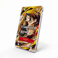Monkey D. Luffy 006 1st Anniversary Set Extended Art Display Cases - Magnetic Case - Side View