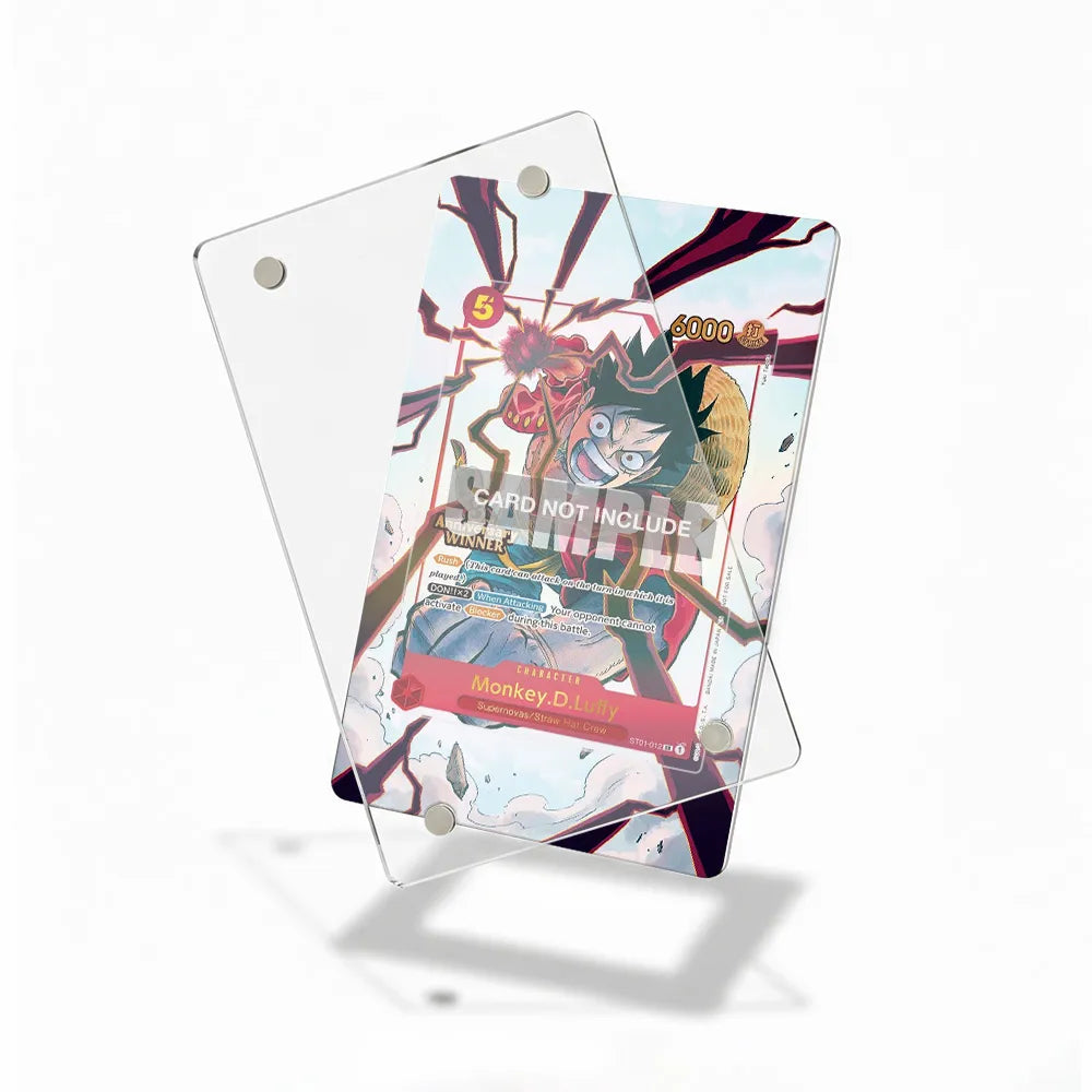 Monkey D. Luffy 012 3rd Anniversary Winners Extended Art Display Cases - Magnetic Case - Detail View