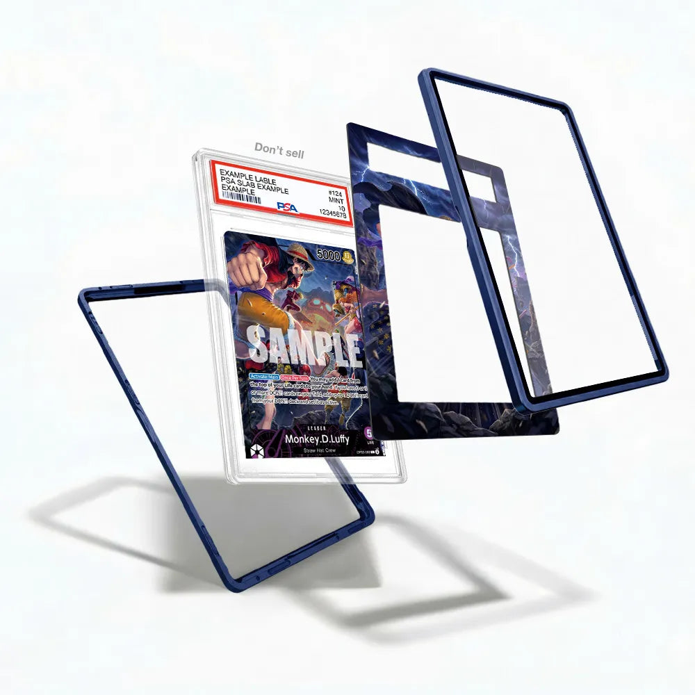 Monkey D Luffy OP05-060 One Piece PSA Promo OP05 Extended Art Display Cases - PSA Slab Case - Detail View