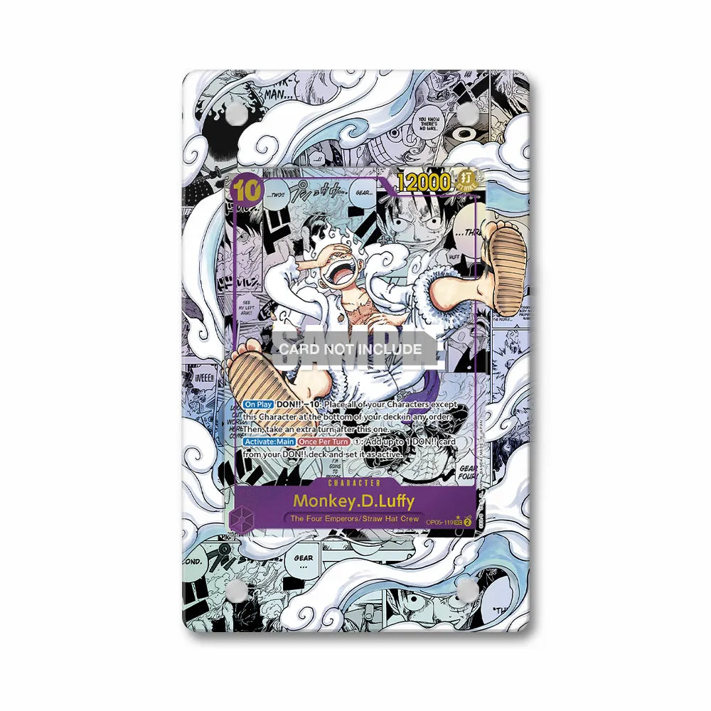 Monkey D Luffy OP05-119 Extended Art Display Cases - PSA Graded Guard Case - Front View