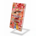 Monkey D. Luffy OP13-118 Red Manga OP13-Carrying On His Will Extended Art Display Cases - Screws Case - Side View