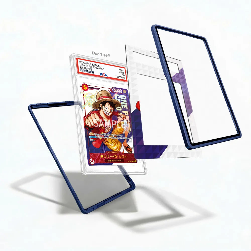 Monkey D. Luffy SDBH-072 One Piece Card Game Extended Art Display Cases - PSA Slab Case - Detail View