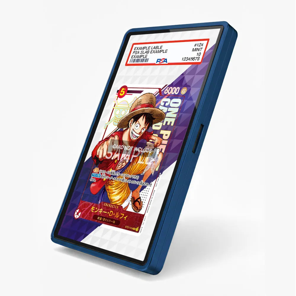 Monkey D. Luffy SDBH-072 One Piece Card Game Extended Art Display Cases - PSA Slab Case - Side View