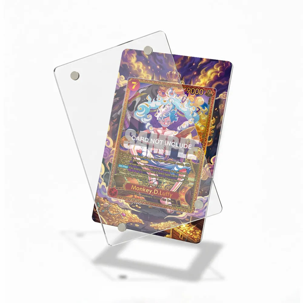 Monkey D. Luffy ST31-004 OP17 One Piece Cards Extended Art Display Cases - Magnetic Case - Detail View