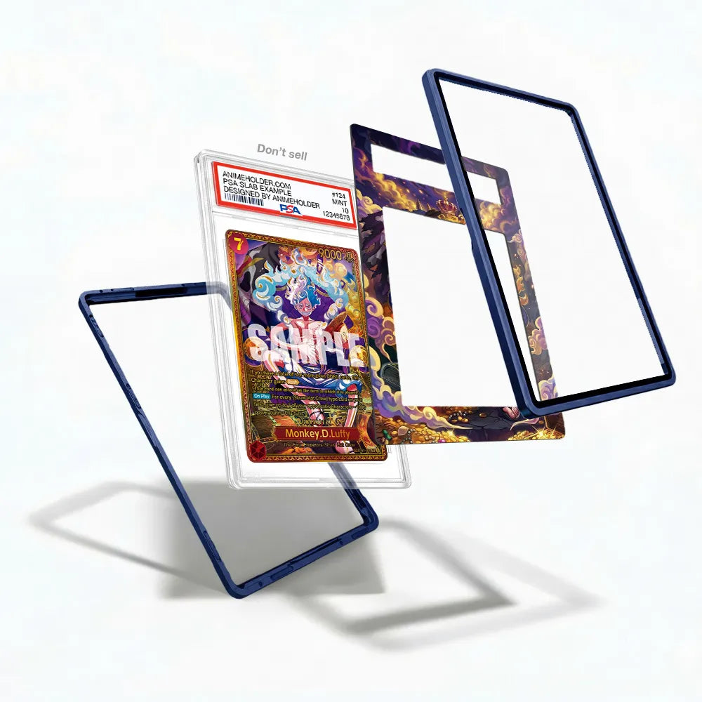 Monkey D. Luffy ST31-004 OP17 One Piece Cards Extended Art Display Cases - PSA Slab Case - Detail View