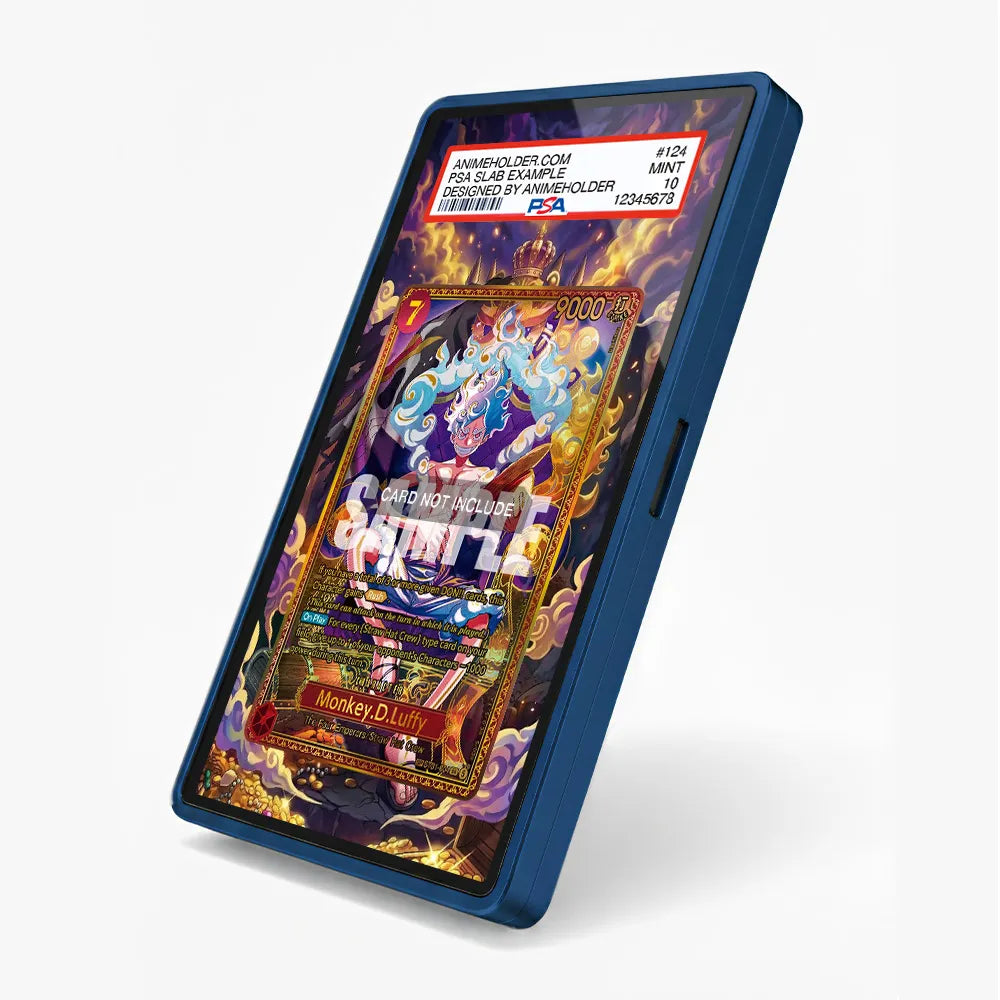 Monkey D. Luffy ST31-004 OP17 One Piece Cards Extended Art Display Cases - PSA Slab Case - Side View